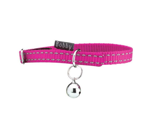 COLLIER CHAT SAFE FUSHIA